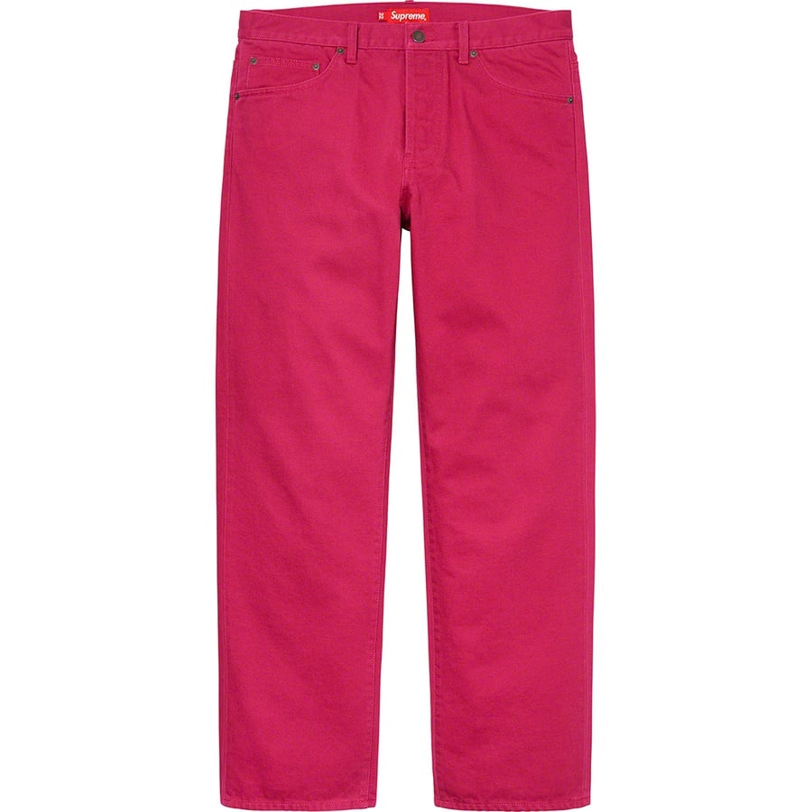 Details on Regular Jean Magenta from spring summer
                                                    2021 (Price is $148)