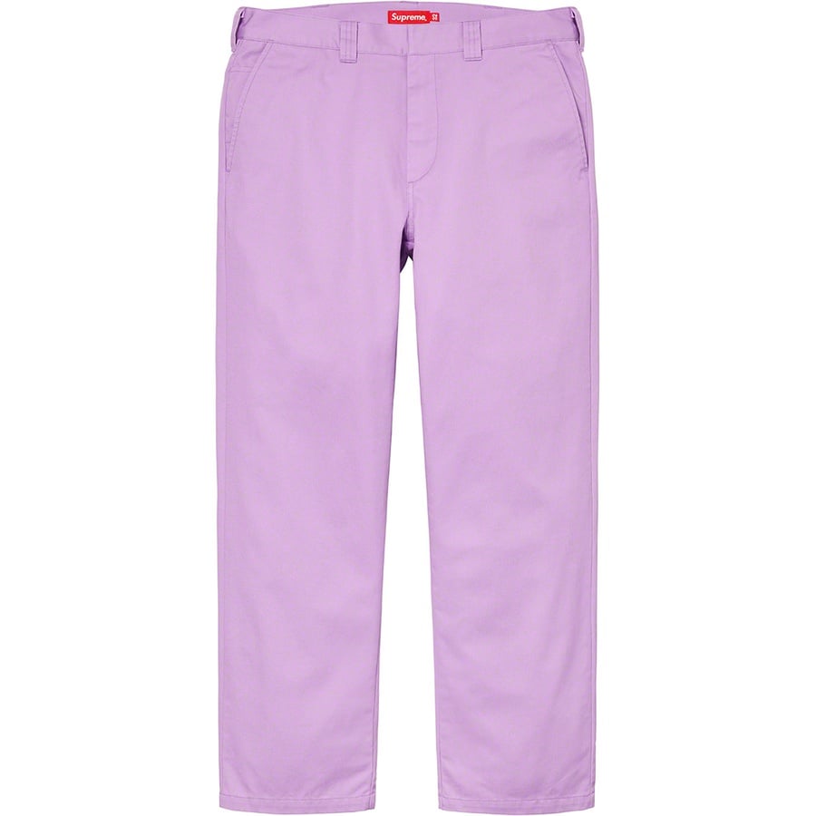 Details on Work Pant Pale Purple from spring summer
                                                    2021 (Price is $118)