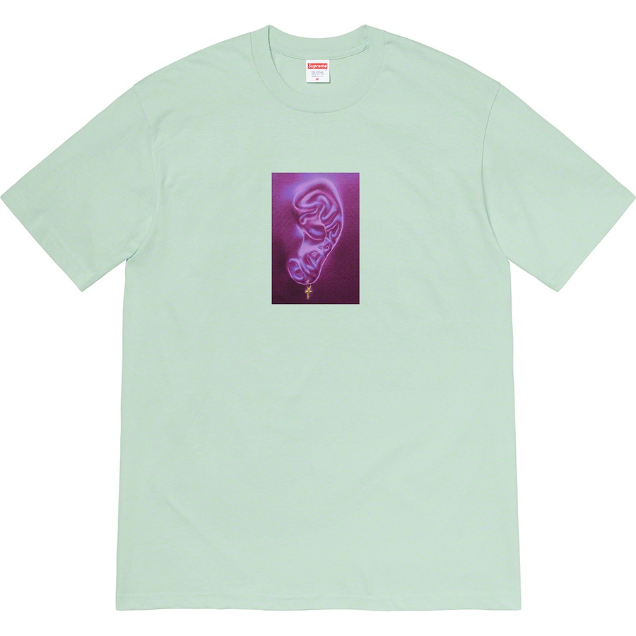Details on Ear Tee Pale Aqua from spring summer
                                                    2021 (Price is $38)