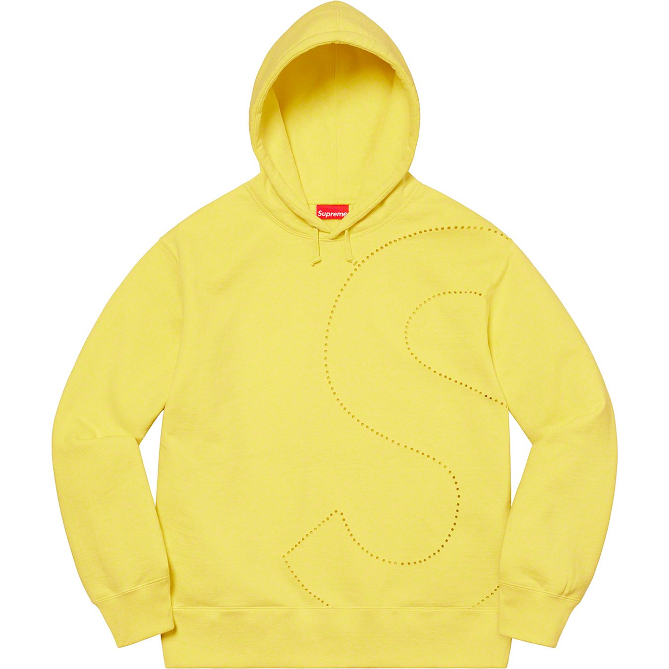 supreme Laser Cut S Logo Hooded Sweatshi