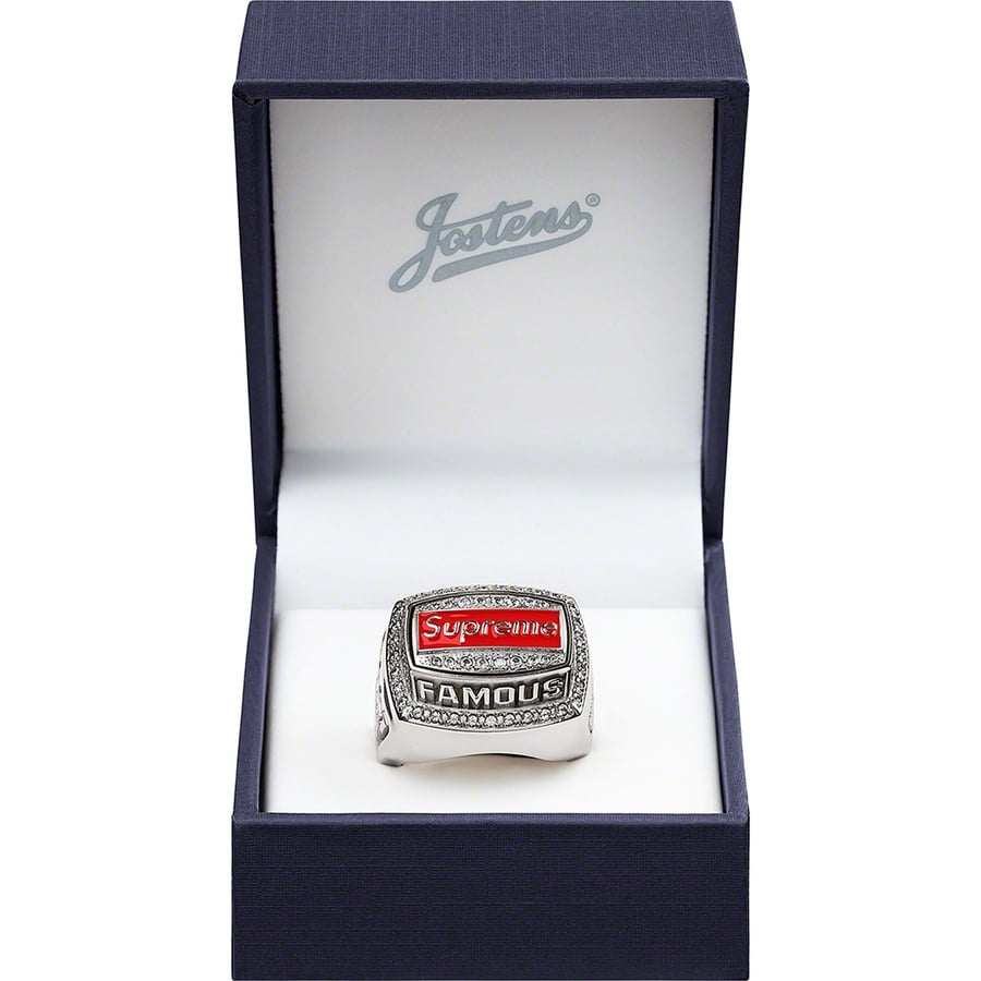 Details on Supreme Jostens World Famous Champion Ring Silver from spring summer
                                                    2021 (Price is $598)