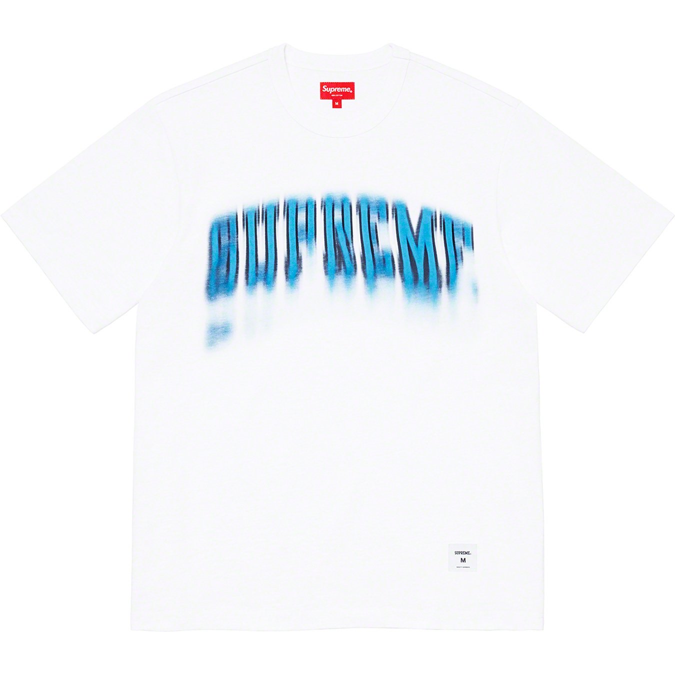 Supreme Blur Short-Sleeve T-Shirt - Blue
