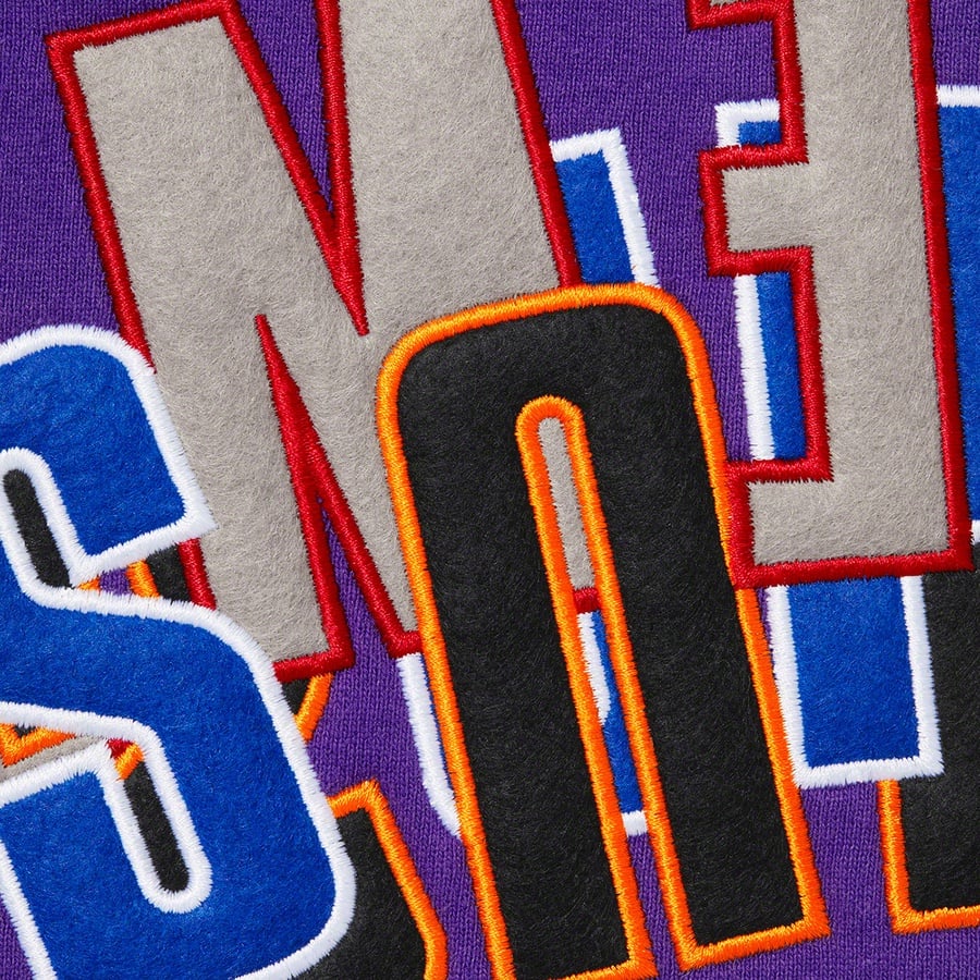 Details on Stacked Crewneck Purple from spring summer
                                                    2021 (Price is $158)