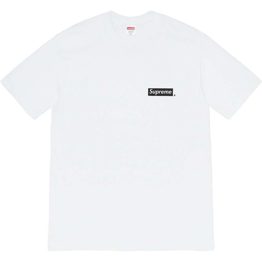 Details on Spiral Tee White from spring summer 2021 (Price is $38)