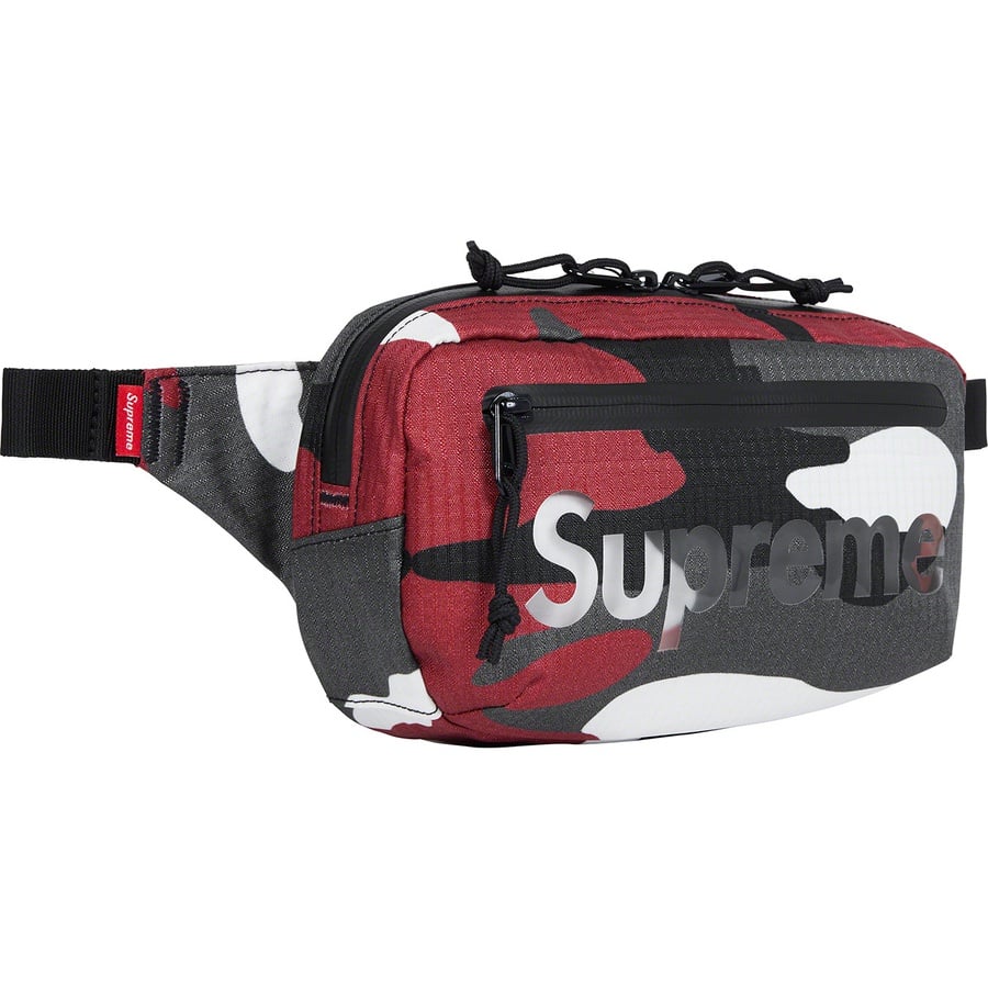 Details on Waist Bag Red Camo from spring summer 2021 (Price is $78)