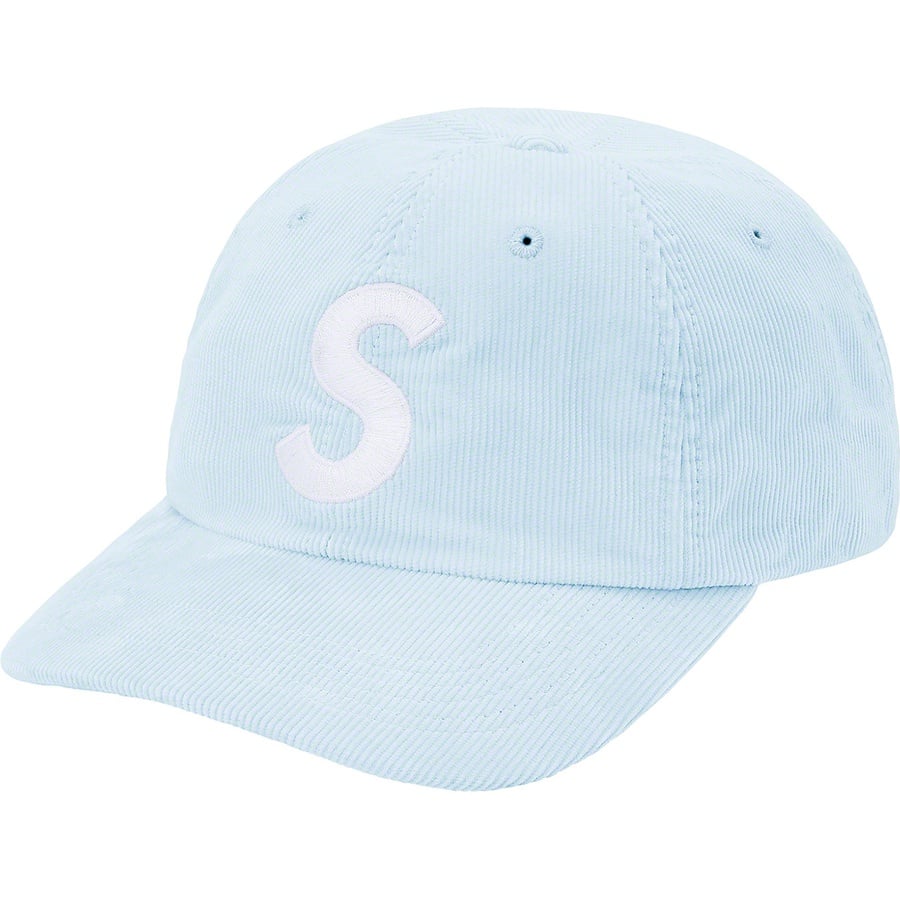 Details on Fine Wale Corduroy S Logo 6-Panel Light Blue from spring summer
                                                    2021 (Price is $54)