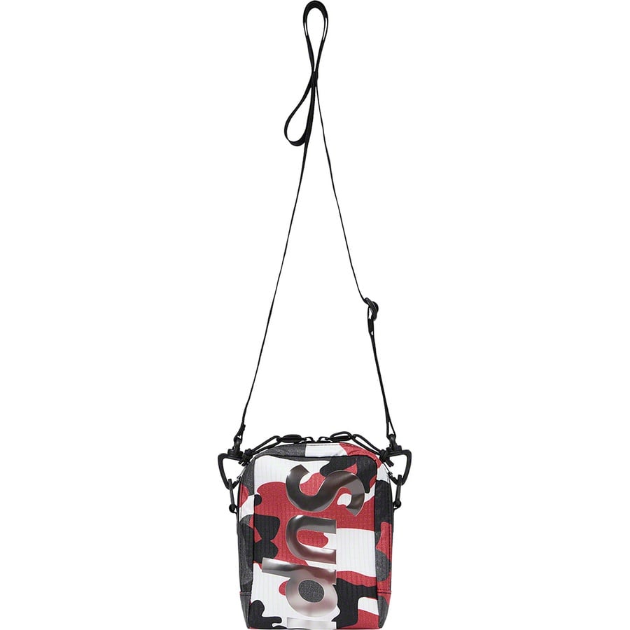 Details on Neck Pouch Red Camo from spring summer 2021 (Price is $48)