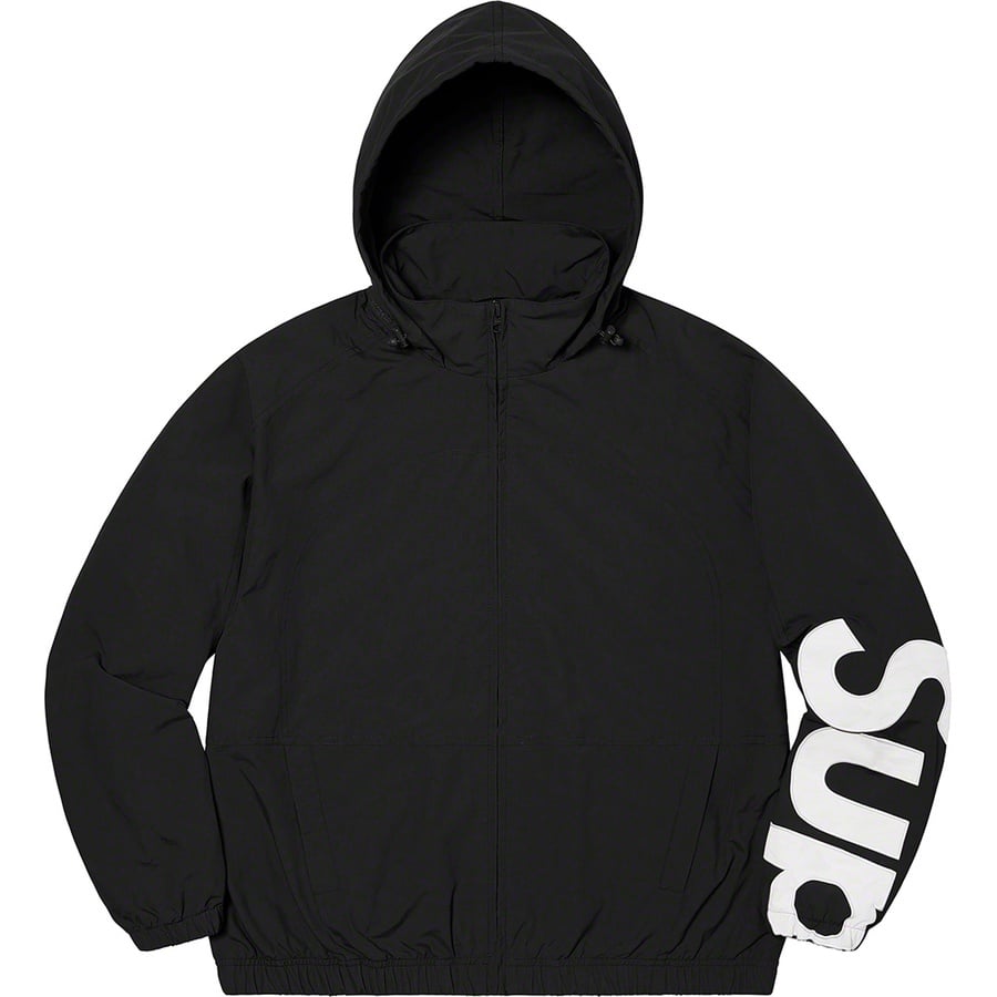 Details on Spellout Track Jacket Black from spring summer
                                                    2021 (Price is $168)