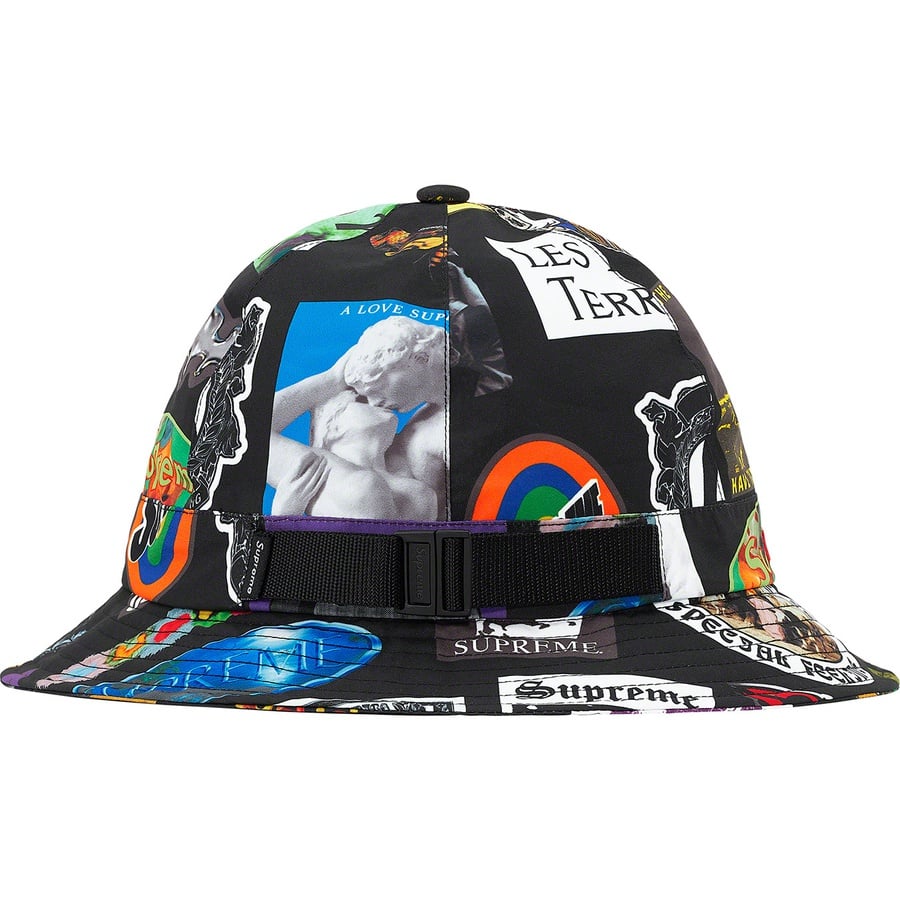 Details on GORE-TEX Bell Hat Black Stickers from spring summer
                                                    2021 (Price is $60)
