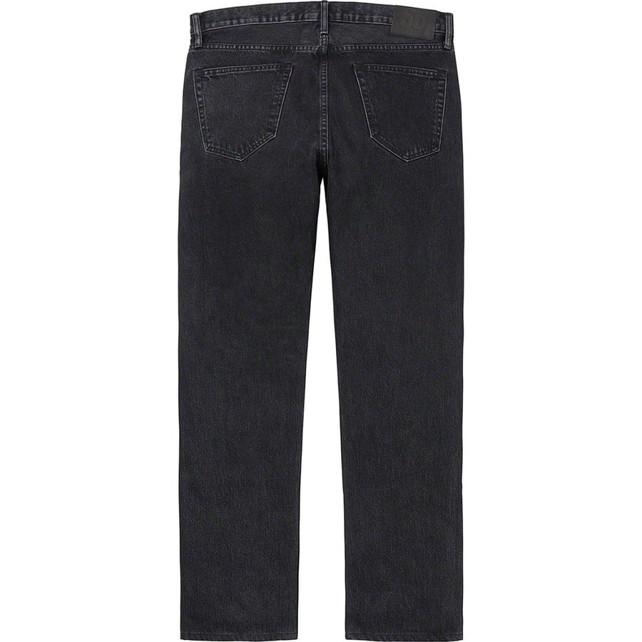 Details on Stone Washed Black Slim Jean Washed Black from spring summer
                                                    2021 (Price is $148)