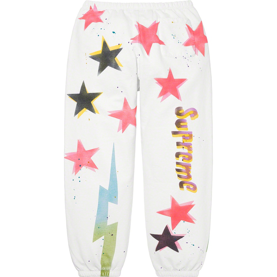 Details on Gonz Stars Sweatpant White from spring summer
                                                    2021 (Price is $198)