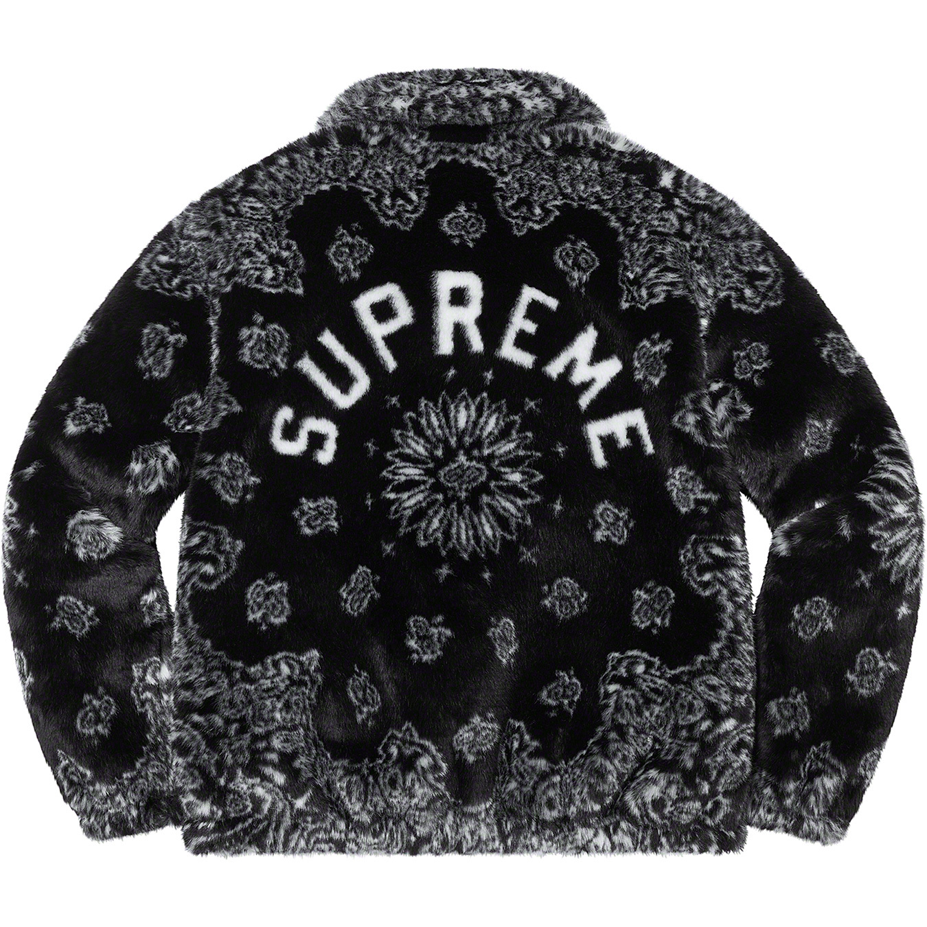 Bandana Faux Fur Bomber Jacket - spring summer 2021 - Supreme