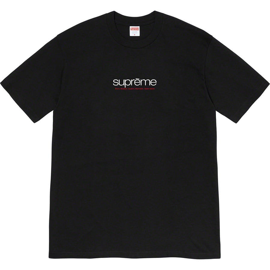 Details on Five Boroughs Tee Black from spring summer
                                                    2021 (Price is $38)