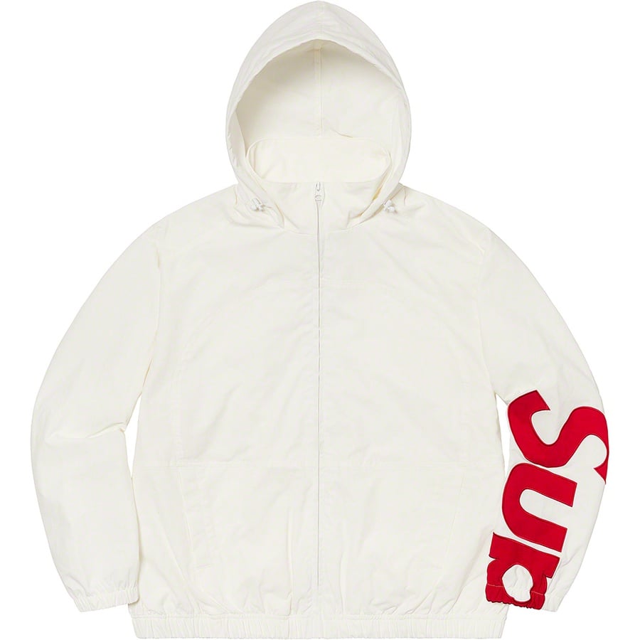 Details on Spellout Track Jacket White from spring summer
                                                    2021 (Price is $168)