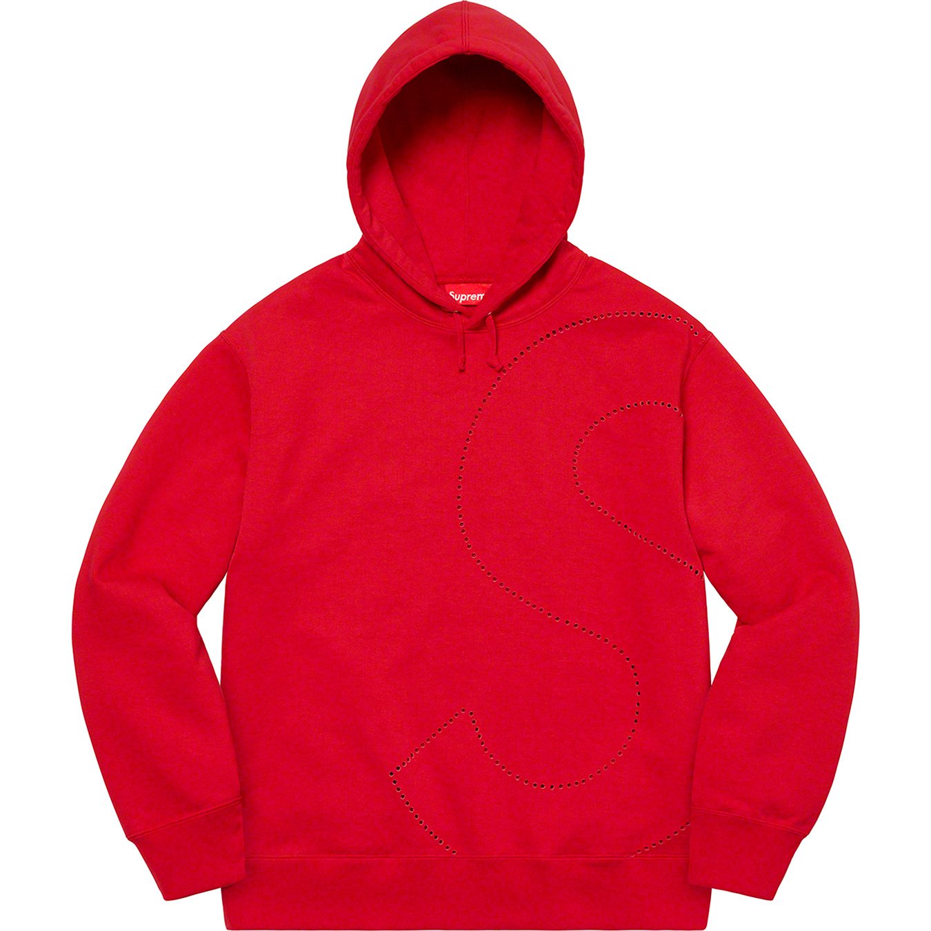 supreme Laser Cut S Logo Hooded Sweatshi