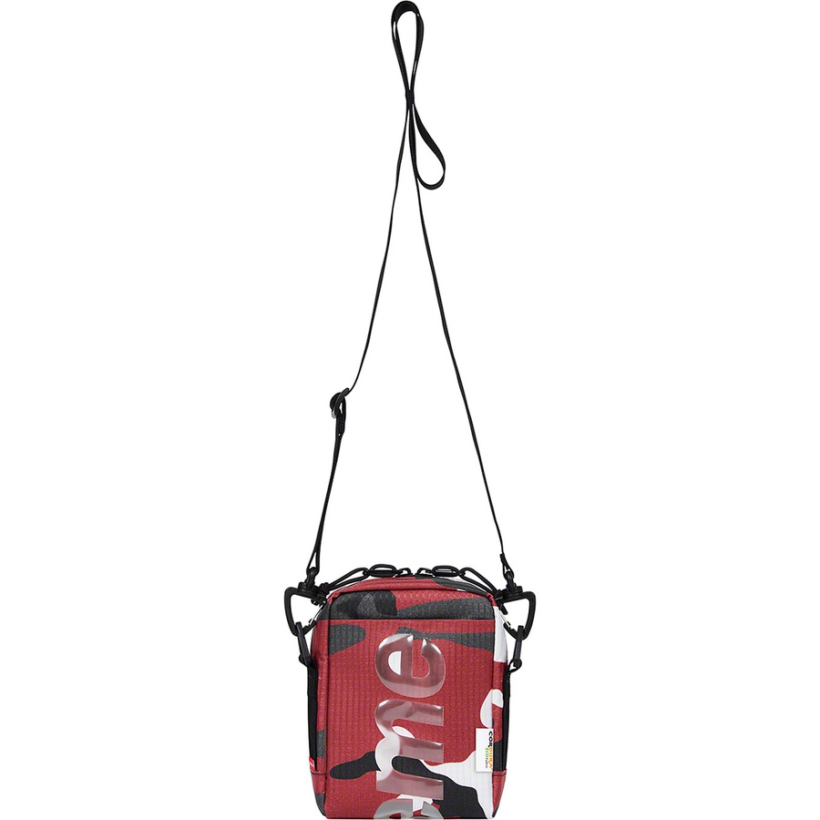 Details on Neck Pouch Red Camo from spring summer 2021 (Price is $48)