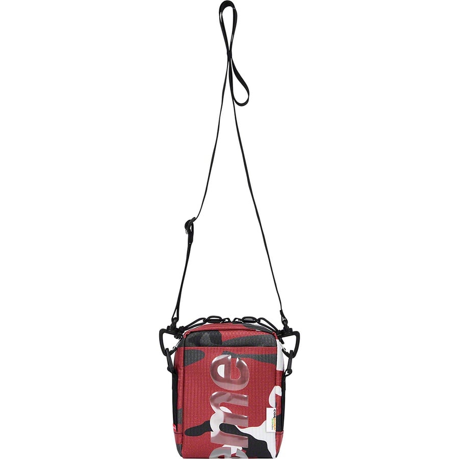 Details on Neck Pouch Red Camo from spring summer
                                                    2021 (Price is $48)