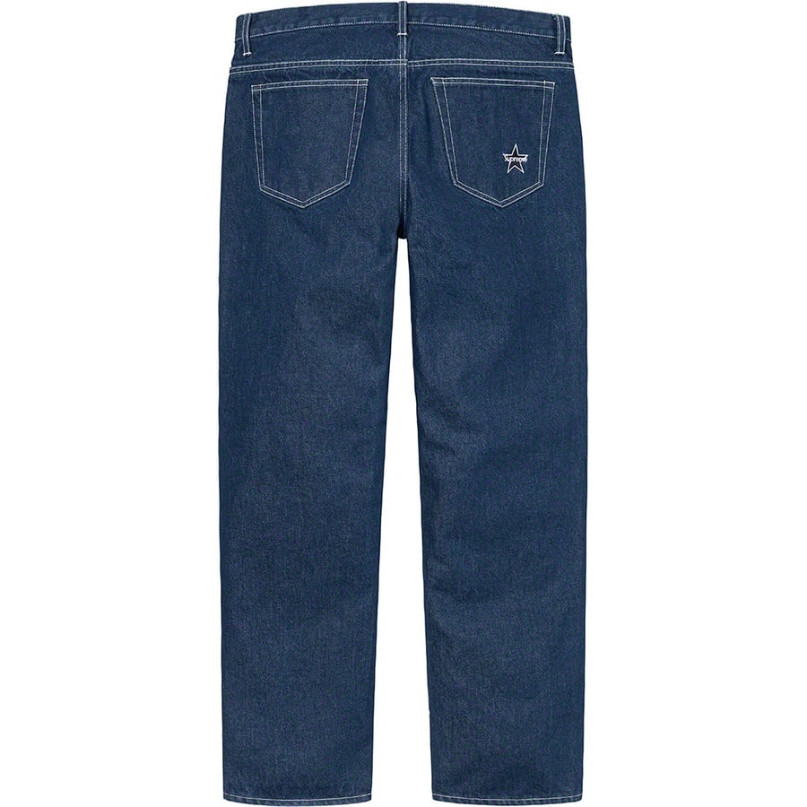 Details on Regular Jean Rinsed Blue from spring summer
                                                    2021 (Price is $148)
