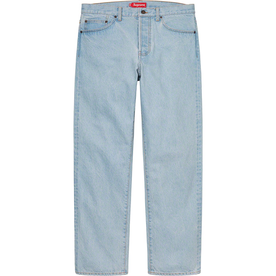Details on Regular Jean Washed Blue from spring summer
                                                    2021 (Price is $148)