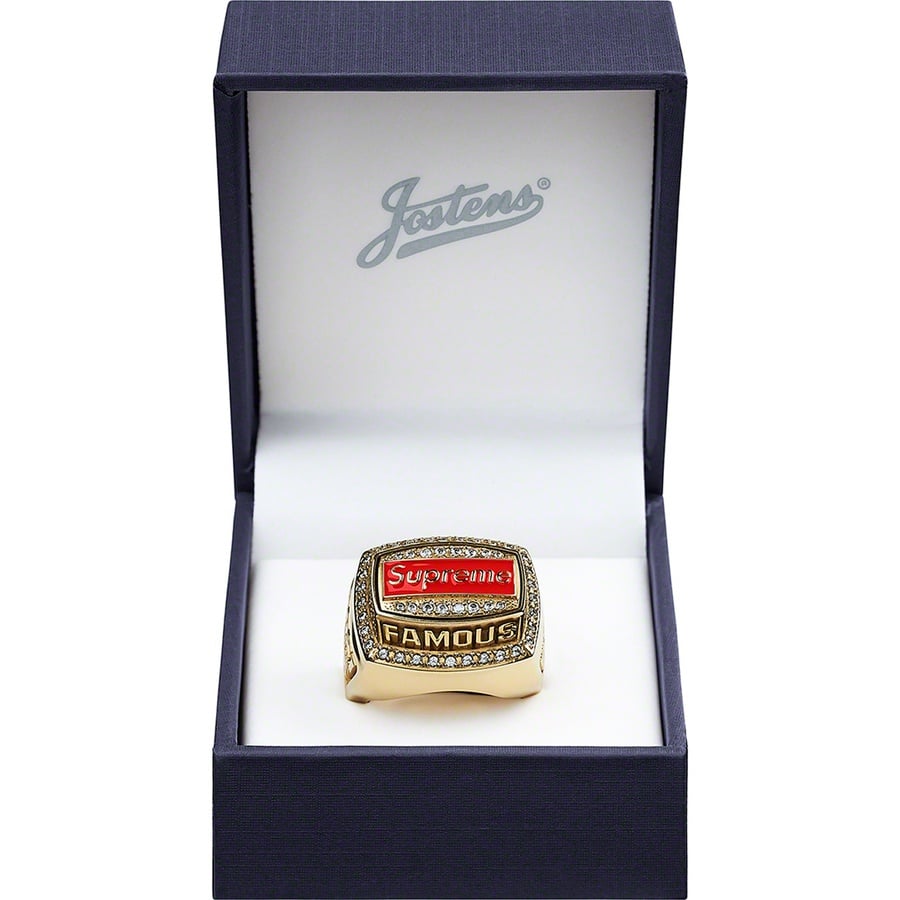 Details on Supreme Jostens World Famous Champion Ring Gold from spring summer
                                                    2021 (Price is $598)