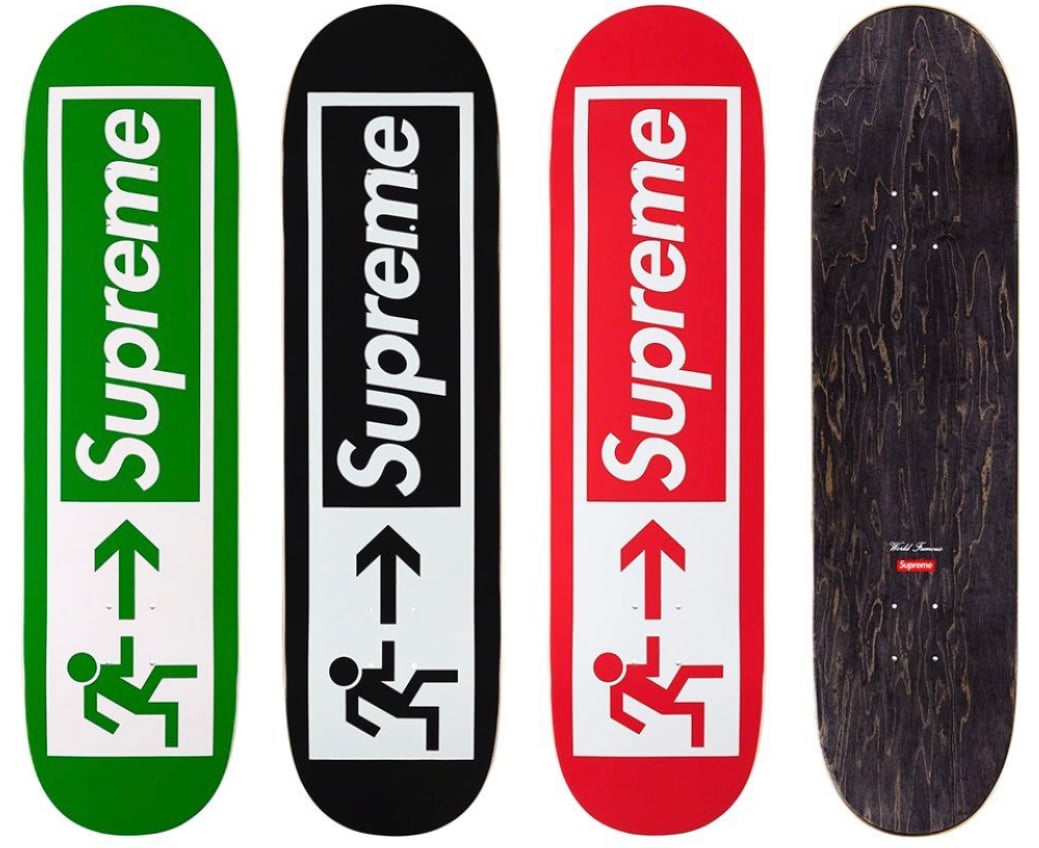 値下げしました。新品Supreme Exit Skateboard Deck-