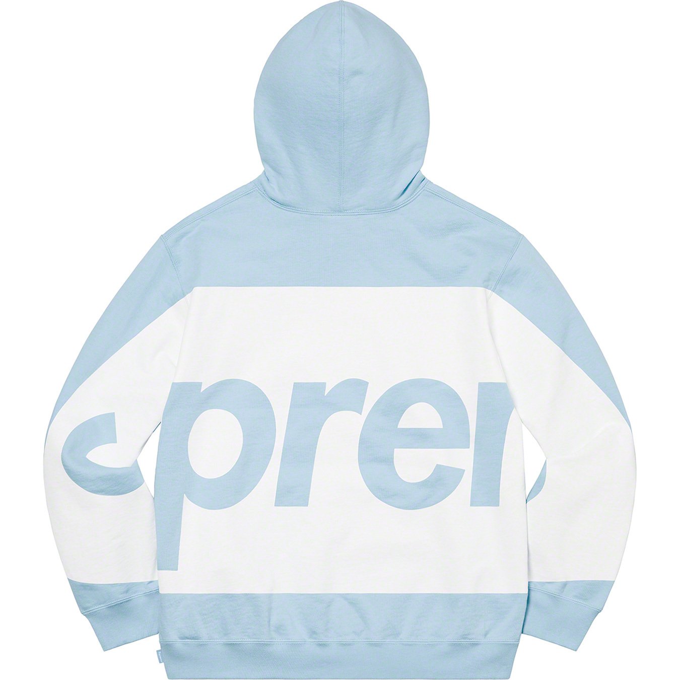 SUPREME Big Logo Hooded Sweatshirt (Light Blue)