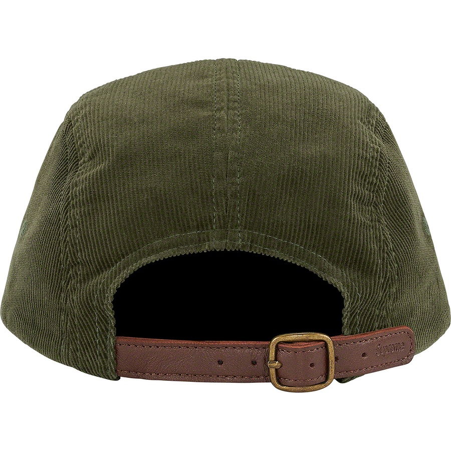 Details on Fine Wale Corduroy Camp Cap Olive from spring summer
                                                    2021 (Price is $56)