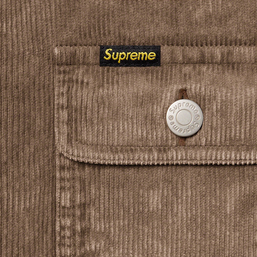 Details on Washed Corduroy Shirt Brown from spring summer
                                                    2021 (Price is $138)