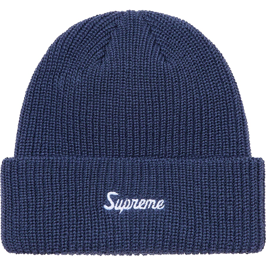 Details on Loose Gauge Beanie Navy from spring summer
                                                    2021 (Price is $32)
