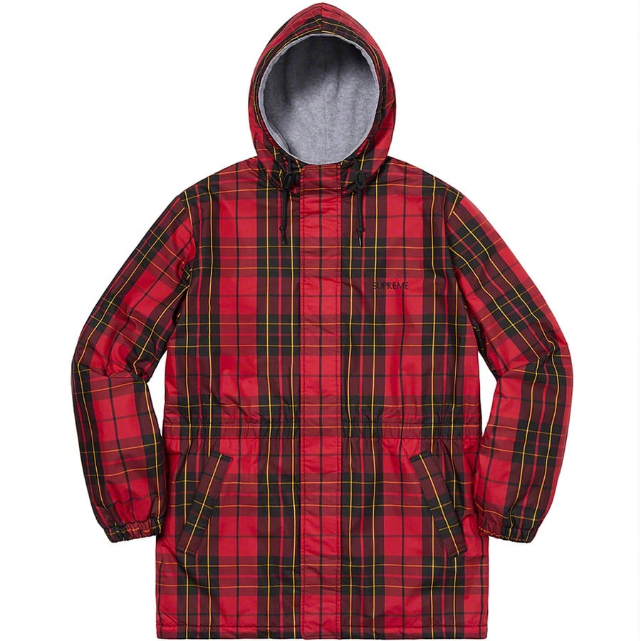 Details on Polartec Lined Sideline Parka Tartan from spring summer
                                                    2021 (Price is $218)