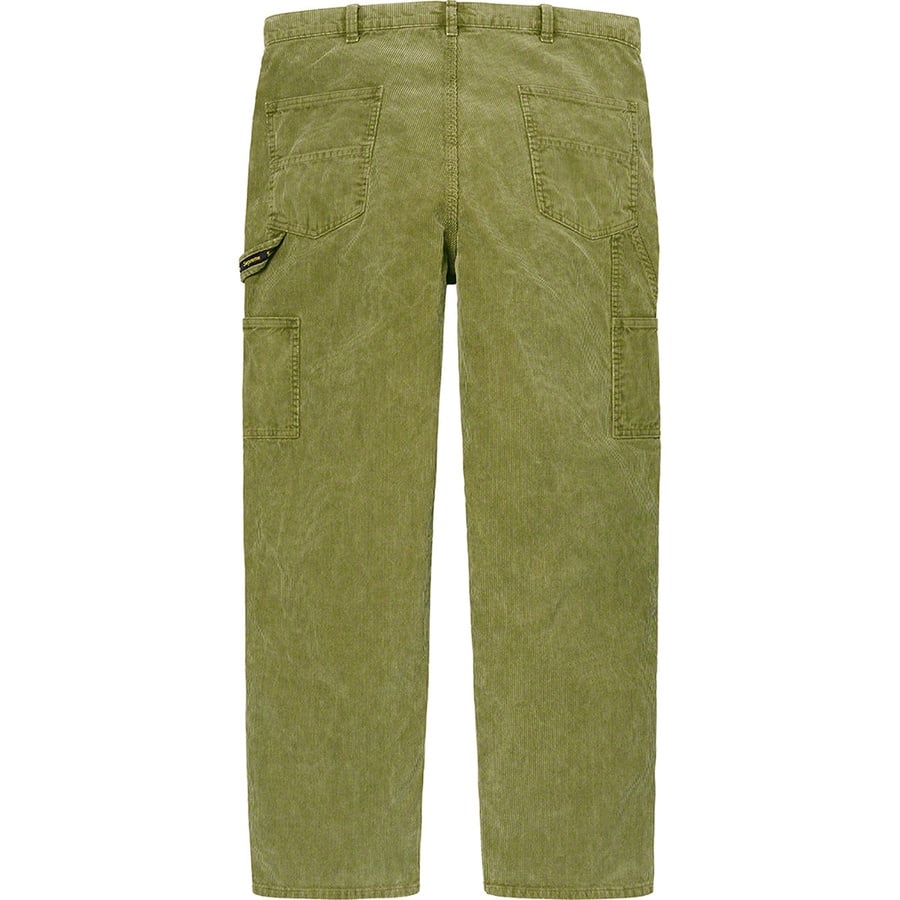 Details on Double Knee Corduroy Painter Pant Green from spring summer
                                                    2021 (Price is $148)