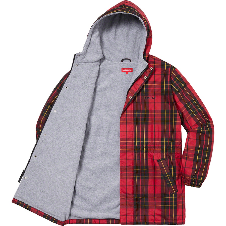 Details on Polartec Lined Sideline Parka Tartan from spring summer
                                                    2021 (Price is $218)