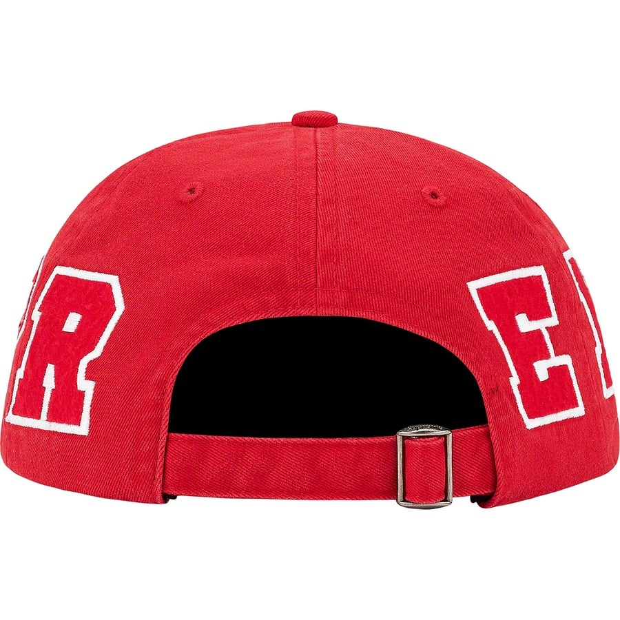 Details on Spellout 6-Panel Red from spring summer
                                                    2021 (Price is $48)