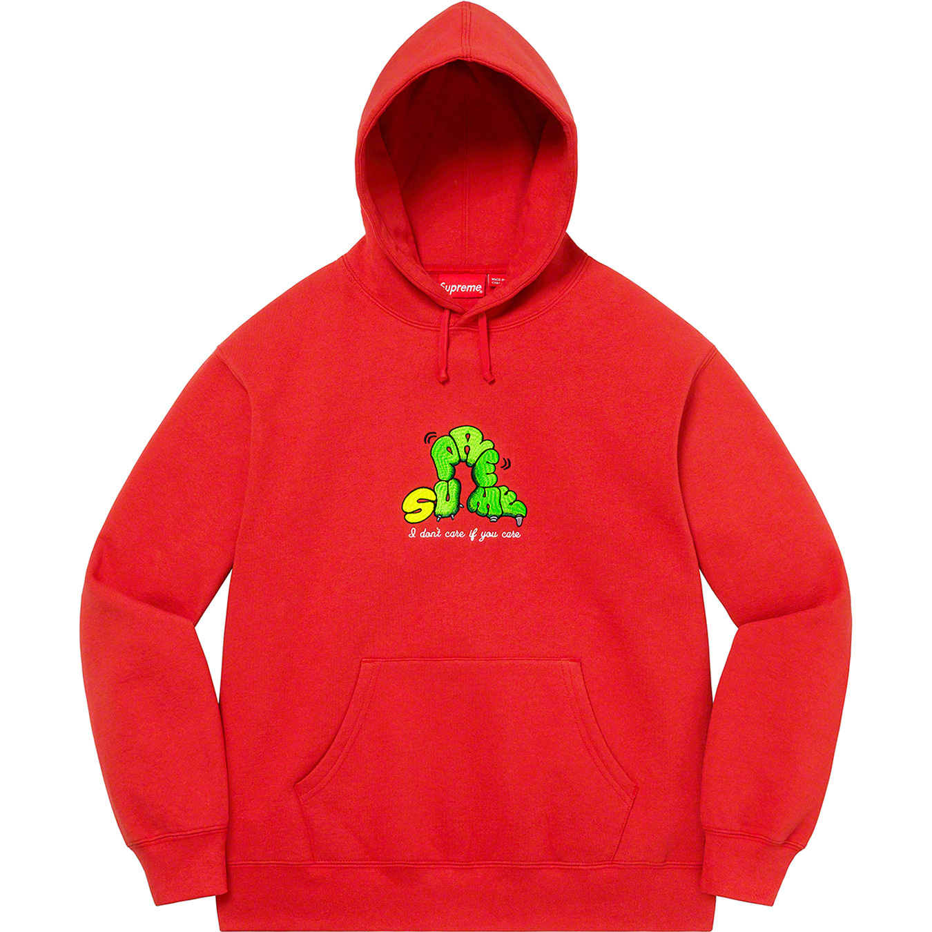 Don't Care Hooded Sweatshirt - spring summer 2021 - Supreme