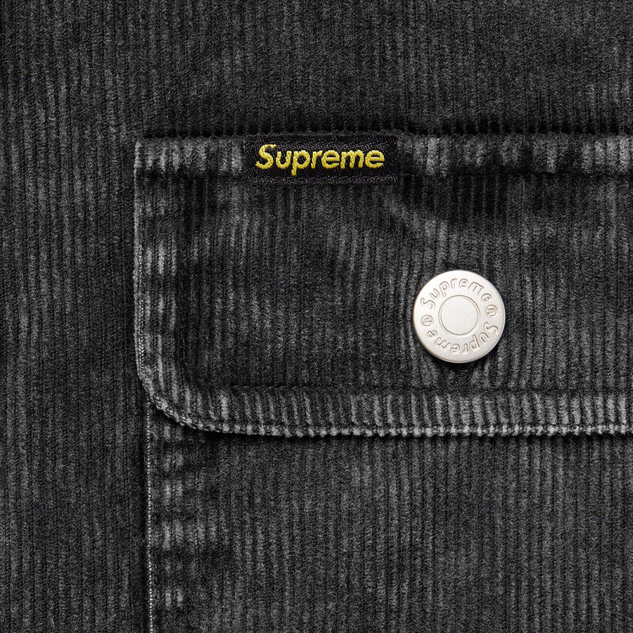 Details on Washed Corduroy Shirt Black from spring summer
                                                    2021 (Price is $138)