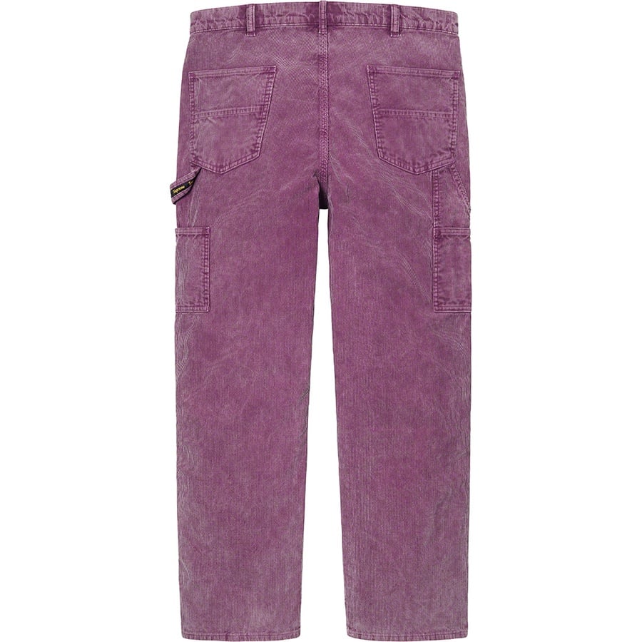 Details on Double Knee Corduroy Painter Pant Purple from spring summer
                                                    2021 (Price is $148)