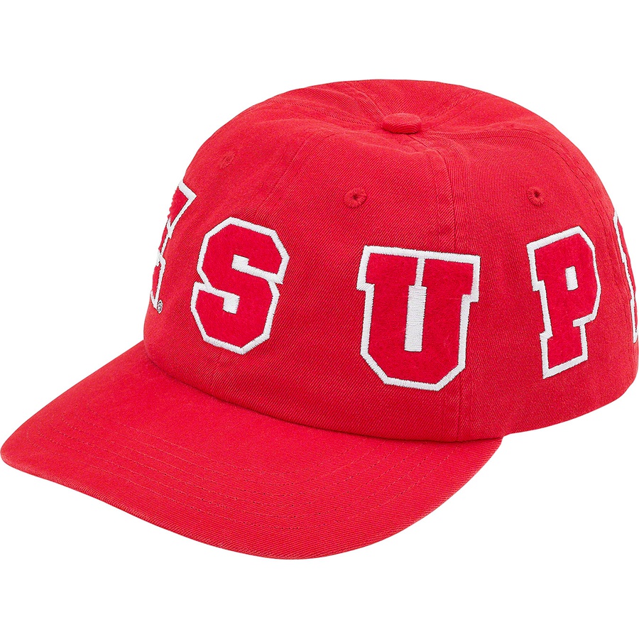 Details on Spellout 6-Panel Red from spring summer
                                                    2021 (Price is $48)
