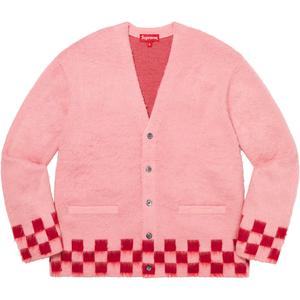 Brushed Checkerboard Cardigan - spring summer 2021 - Supreme