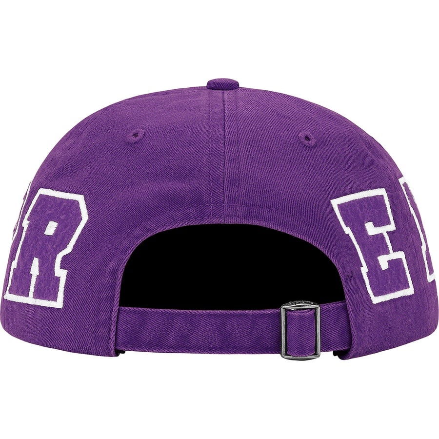 Supreme Spellout 6-Panel (SS21) - Purple - $48