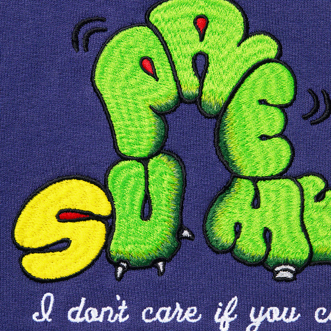 オンラインストア買い SUPREME Don't Care Hooded Sweatshirt パーカー