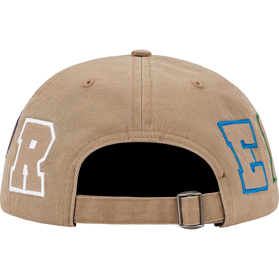 Supreme Spellout 6-Panel (SS21) - Tan - $48