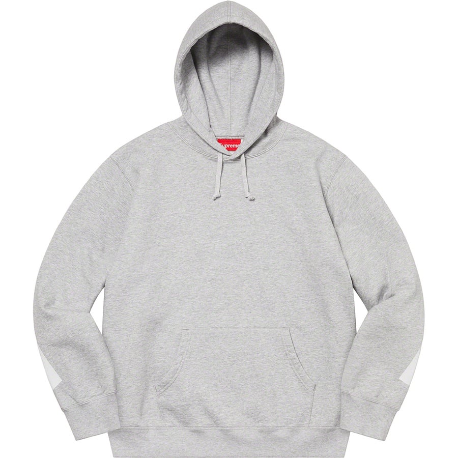 Supreme Big Logo Hooded Sweatshirt (SS21) - Heather Grey - $158