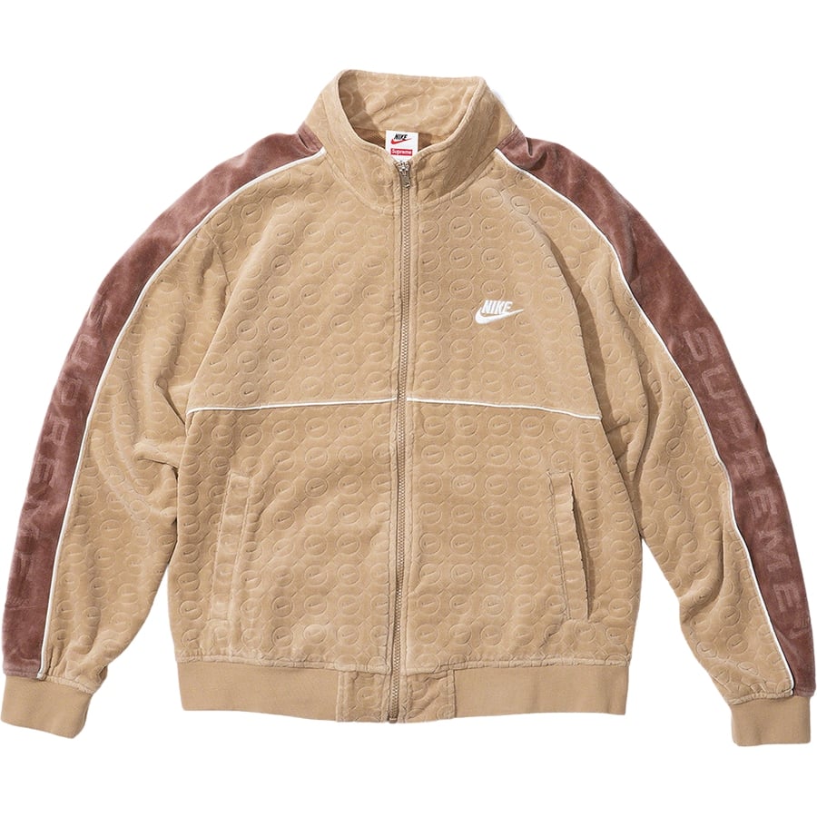 Details on Supreme Nike Velour Track Jacket  from spring summer
                                                    2021 (Price is $158)