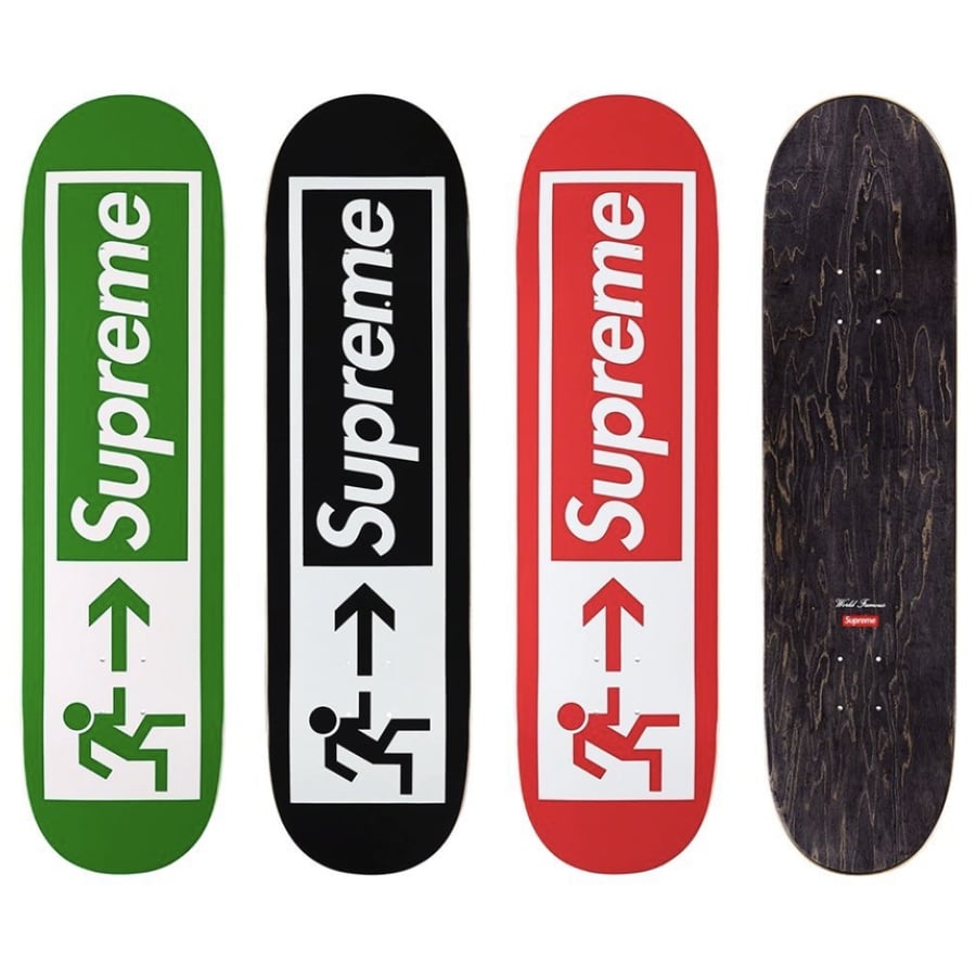 Supreme Exit Skateboard released during spring summer 21 season