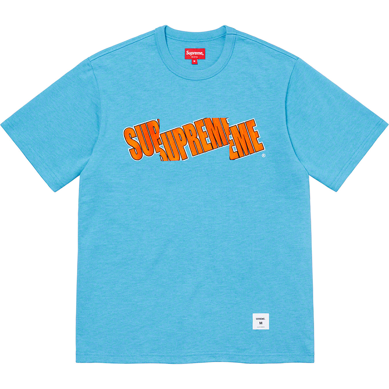 【SUPREME】21SS Cut Logo S/S Top【M】