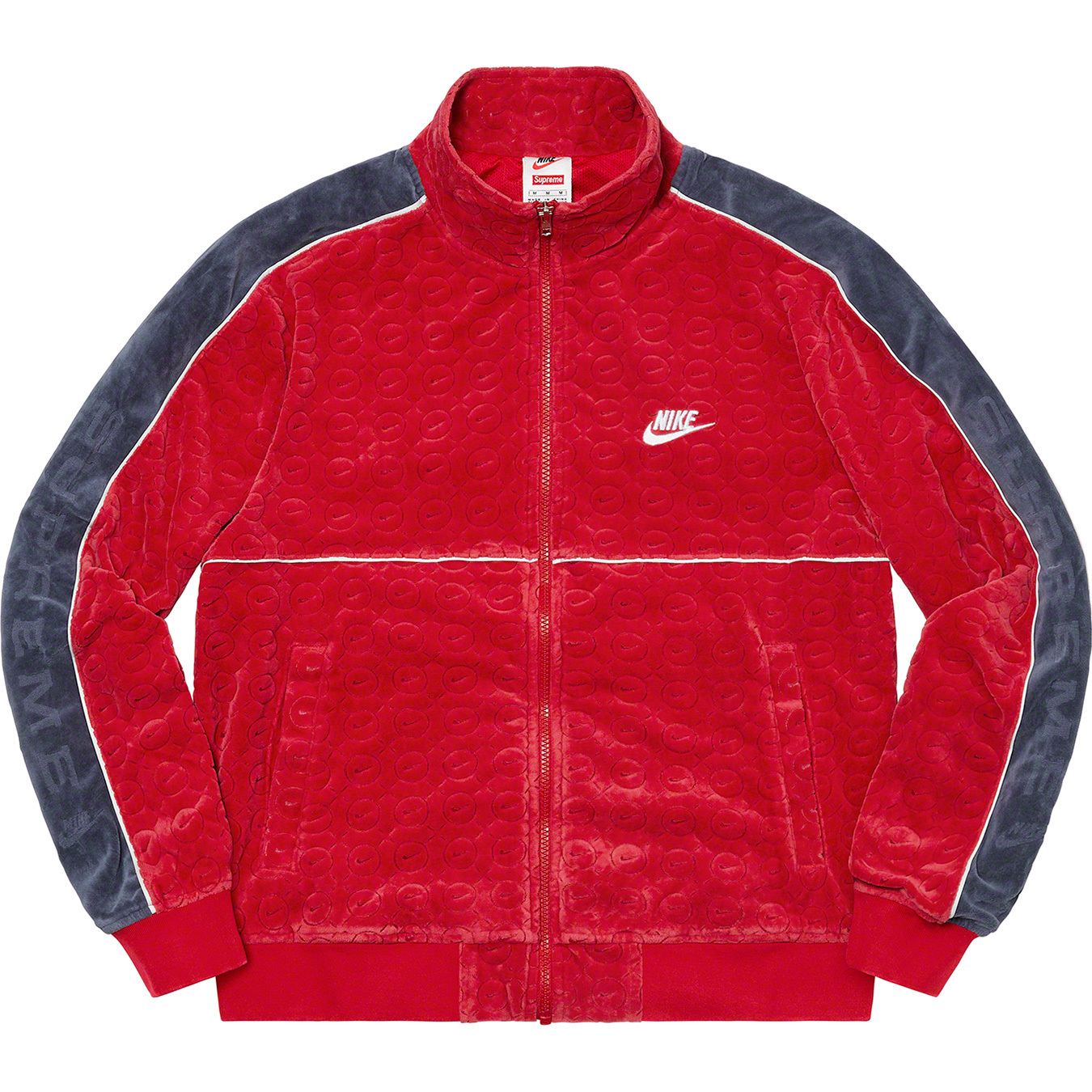 nike velour track top