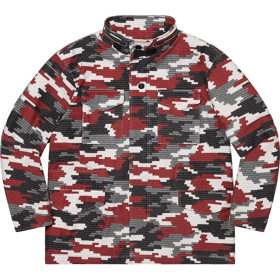 Details on Logo Camo M-65 Jacket Red from spring summer
                                                    2021 (Price is $298)