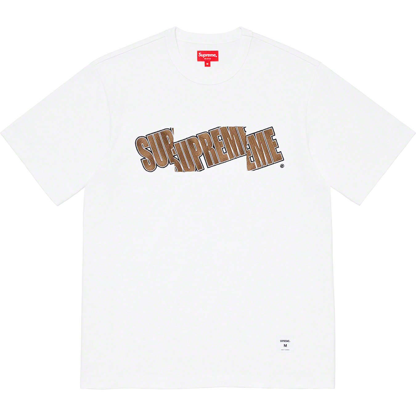 【SUPREME】21SS Cut Logo S/S Top【M】