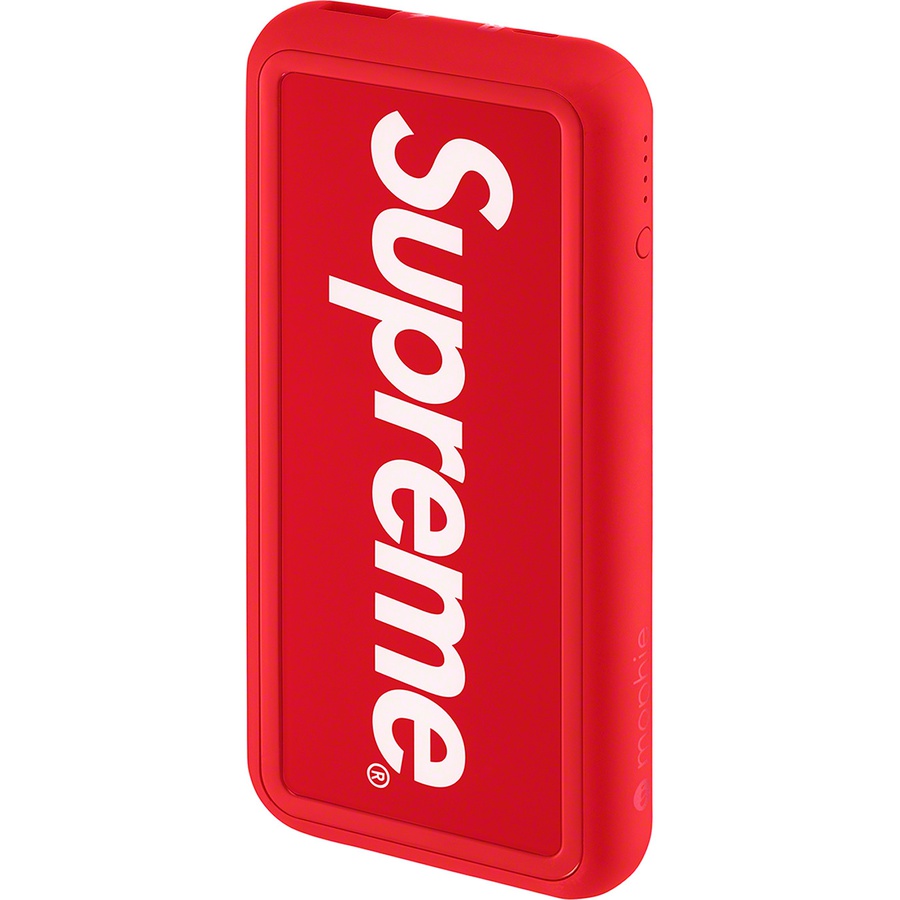 Details on Supreme mophie powerstation Plus XL Red from spring summer
                                                    2021 (Price is $138)