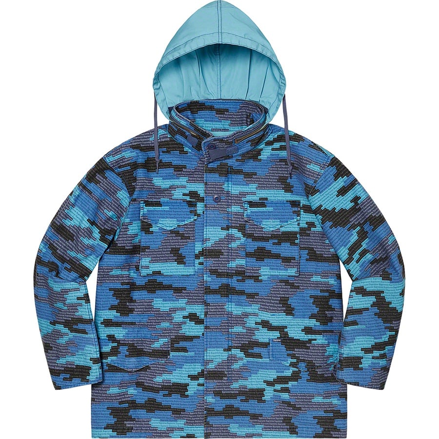 Details on Logo Camo M-65 Jacket Blue from spring summer
                                                    2021 (Price is $298)